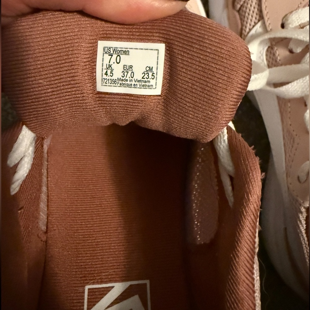 Vans Women's Light Pink Sneakers - Picture 3 of 3